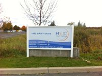 HFS Entrance Sign  PVC frame with alupanel inserts